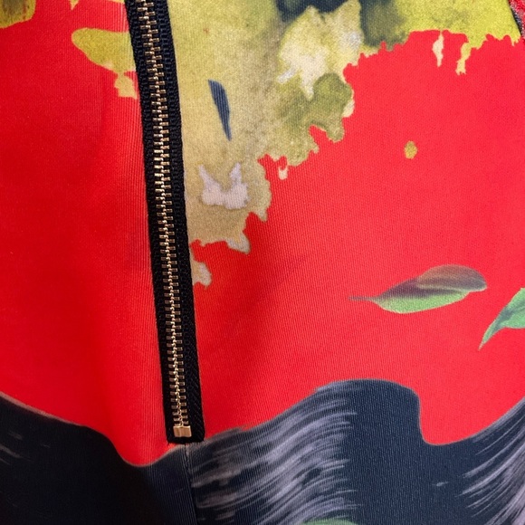 Milly Watercolor Print Sleeveless Mini Dress Size 6 - Picture 13 of 13